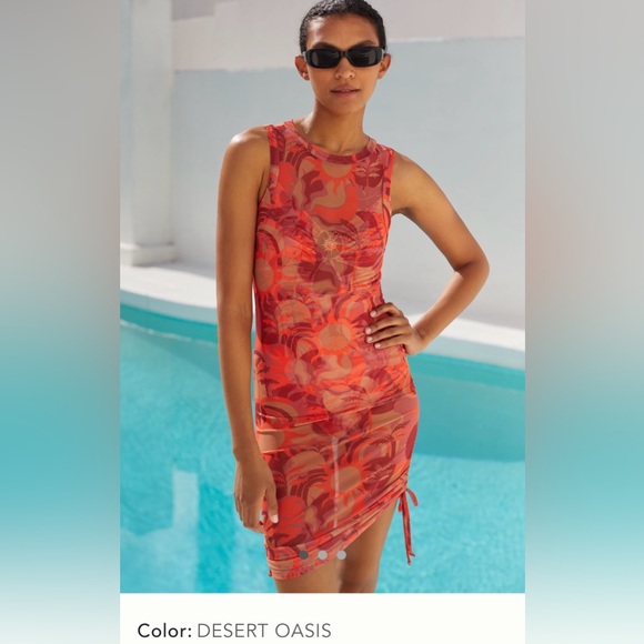 Beach Riot, swim cover up, color-Desert Oasis - Picture 1 of 3